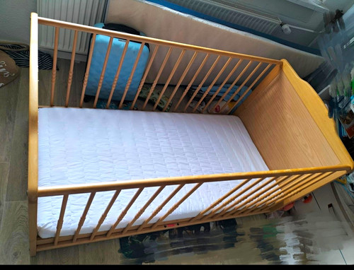 Holz babybett - holz,